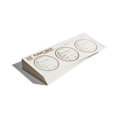 MoodCompanyNL - Flight Board inclusief set Whisky registratiekaarten - 33 Books USA - 6151209143105