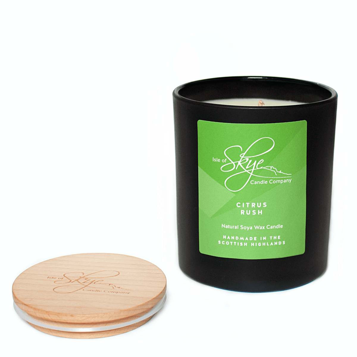 MoodCompanyNL - Geurkaars Citrus Rush Large - 45 uur - Sojawas - Isle of Skye Candle - 5060346380612