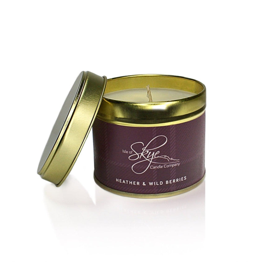 MoodCompanyNL - Geurkaars Heide en Wilde Bessen Blikje - 45 uur - Sojawas - Isle of Skye Candle - 5060346381923