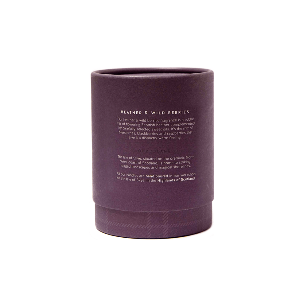 MoodCompanyNL - Geurkaars Heide en Wilde Bessen Large - 45 uur - Sojawas - Isle of Skye Candle - 5060346381046