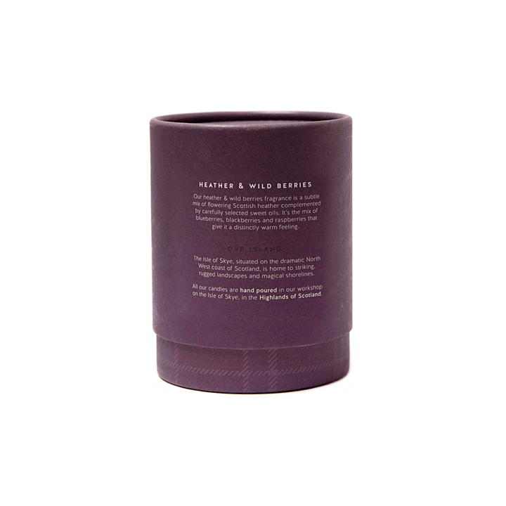 MoodCompanyNL - Geurkaars Heide en Wilde Bessen Large - 45 uur - Sojawas - Isle of Skye Candle - 5060346381046
