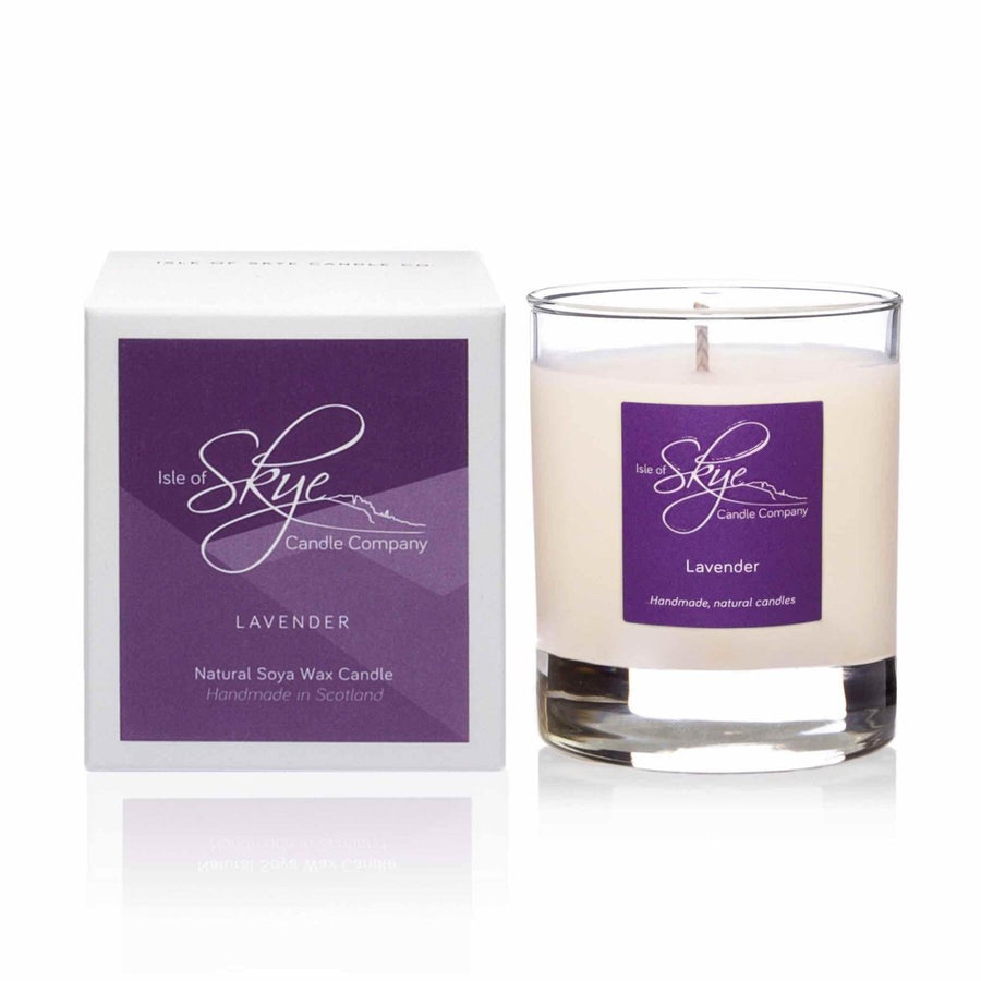 MoodCompanyNL - Geurkaars Lavendel Small - 30 uur - Sojawas - Isle of Skye Candle - 5060346380070