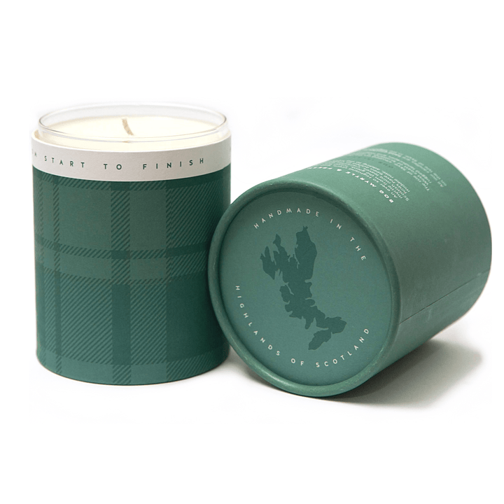 MoodCompanyNL - Geurkaars Mirte en Munt (Bog Myrtle & Fresh Mint) Large - 45 uur - Sojawas - Isle of Skye Candle - 5060346381039