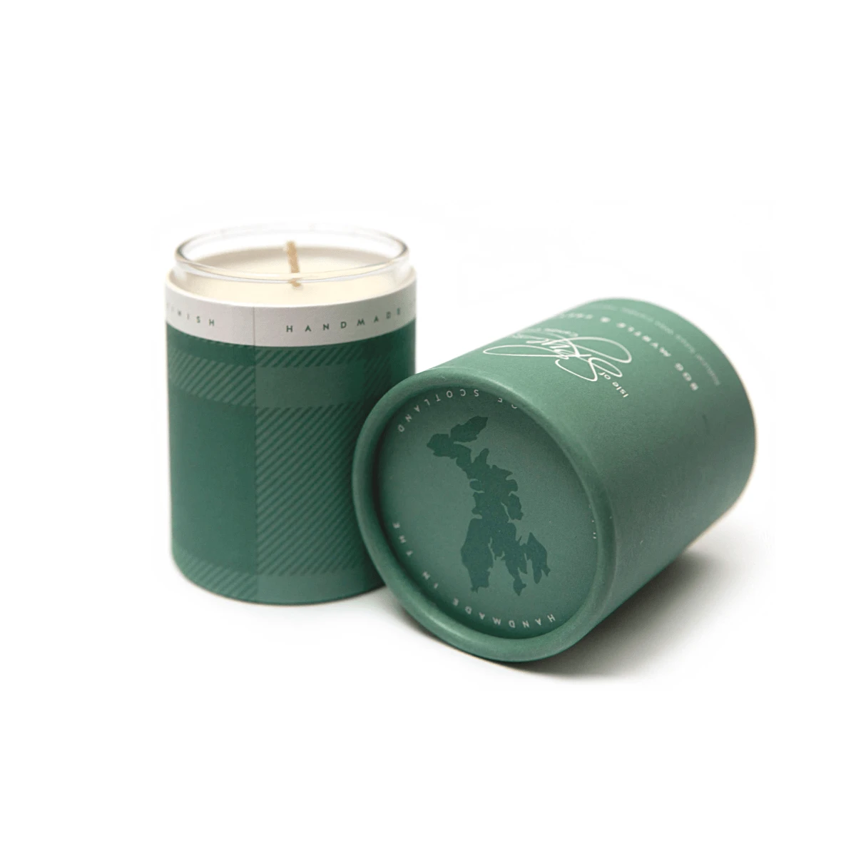 Geurkaars Mirte en Munt (Bog Myrtle & Fresh Mint) Mini - 20 uur - Sojawas - Isle of Skye Candle by MoodCompanyNL