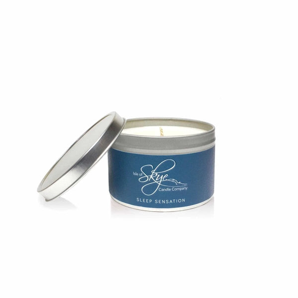 Geurkaars Sleep Sensation Blikje - 30 uur - Sojawas - Isle of Skye Candle by MoodCompanyNL