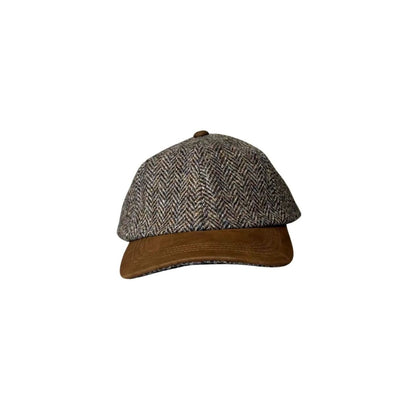 Mood Company - Harris Tweed Baseball Cap – Suède Klep – Verstelbaar – Tweedmill UK - 6151220025015
