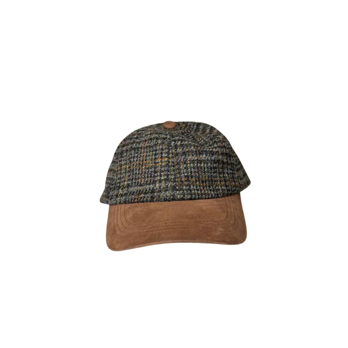 Harris Tweed Baseball Cap - Visière en Suède – Mood Company