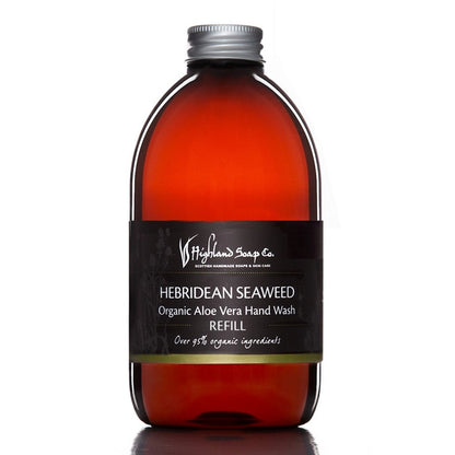 MoodCompanyNL - Hebridean Seaweed – Fris & Zilt - Navulverpakking Handzeep Glas 1 Liter - 5060614510338