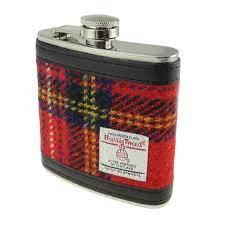 MoodCompanyNL - Heupfles Tartan Royal Stewart - Harris Tweed - Glen Appin of Scotland - 5060631372209