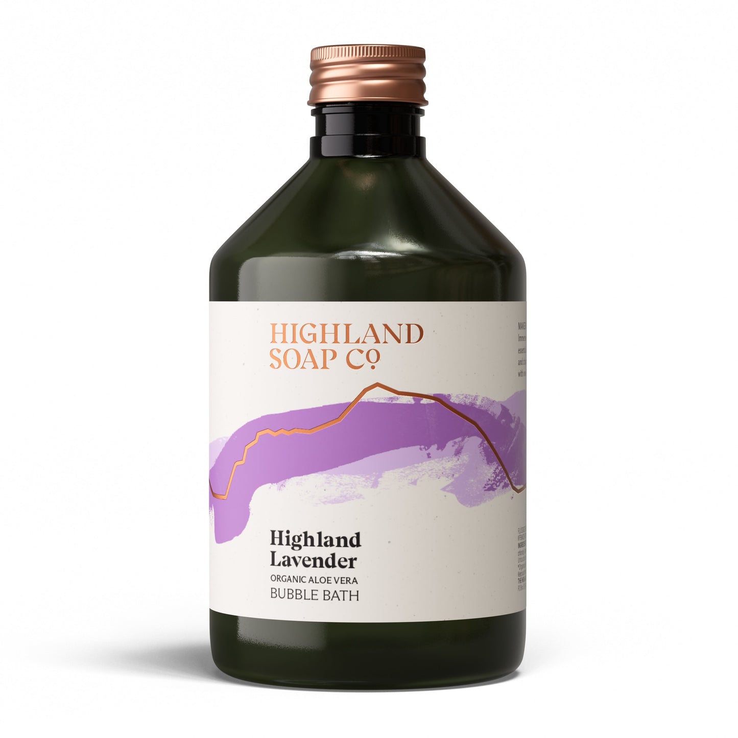 Highland Lavender Badschuim 500ml - nieuwe verpakking