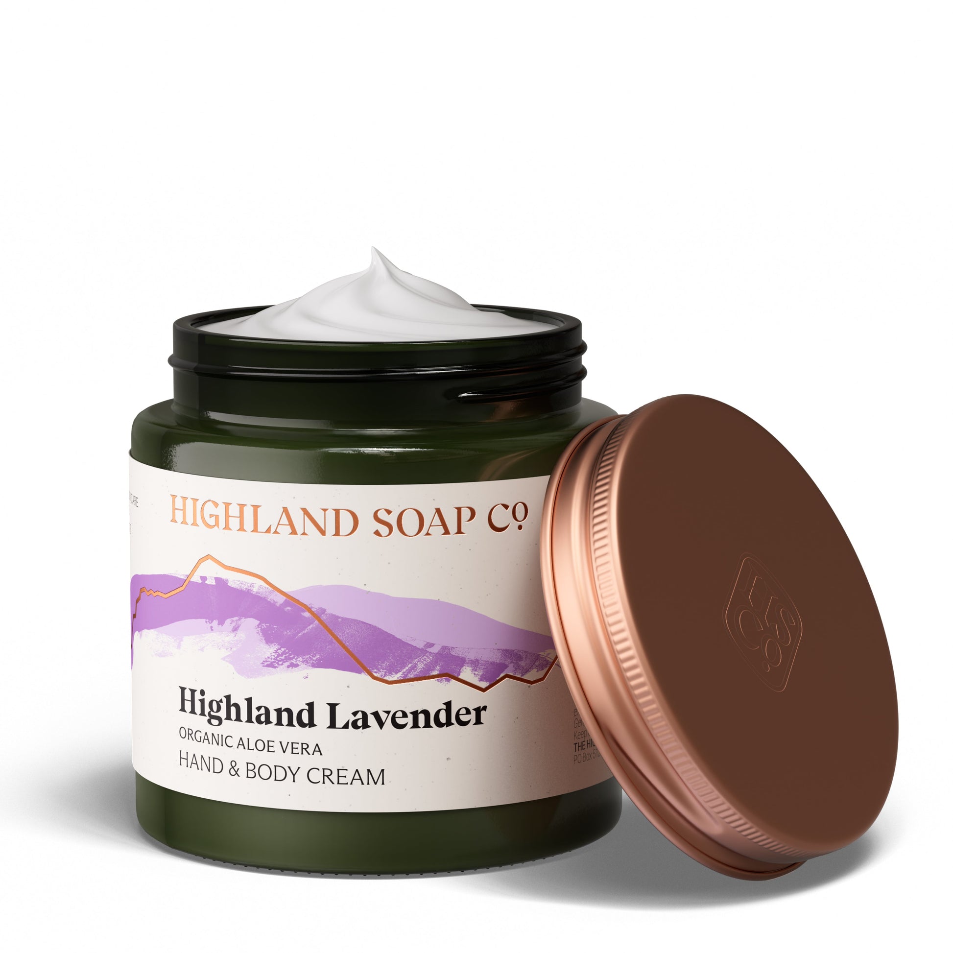 Highland Lavender Hand- & Bodycrème 120ml - nieuwe verpakking