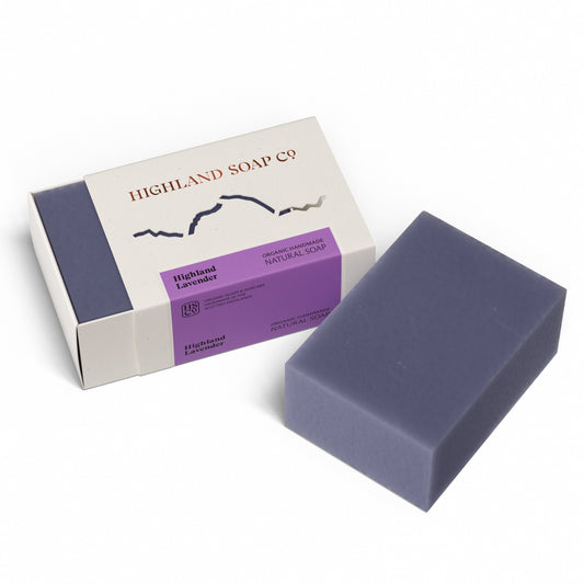 Highland Lavender Ambachtelijke Zeep 190g - nieuwe verpakking