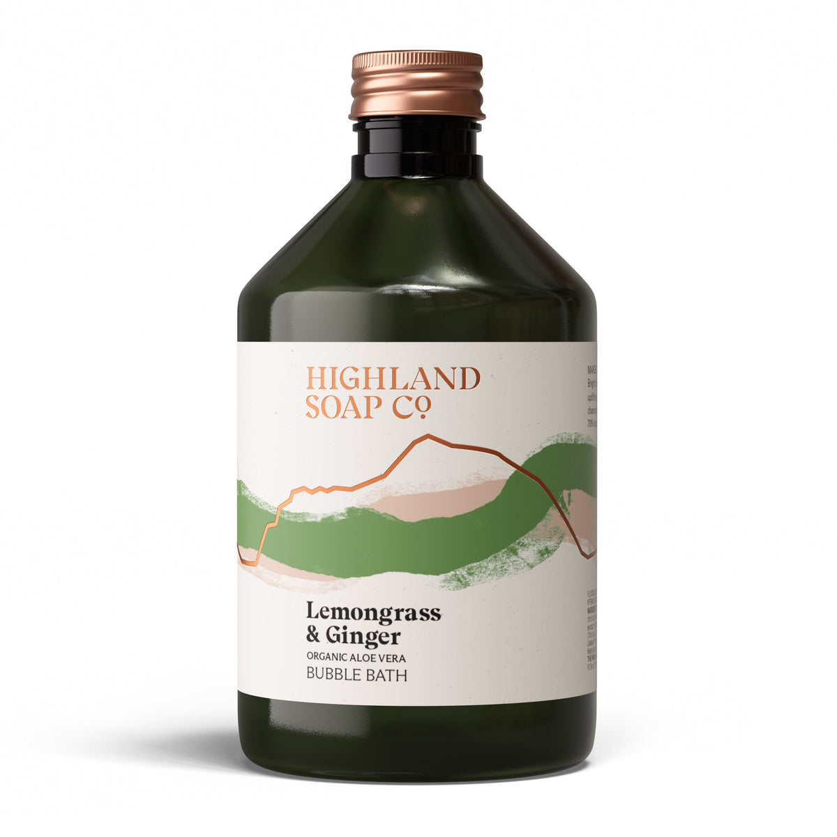 Lemongrass & Ginger Badschuim 500ml - nieuwe verpakking