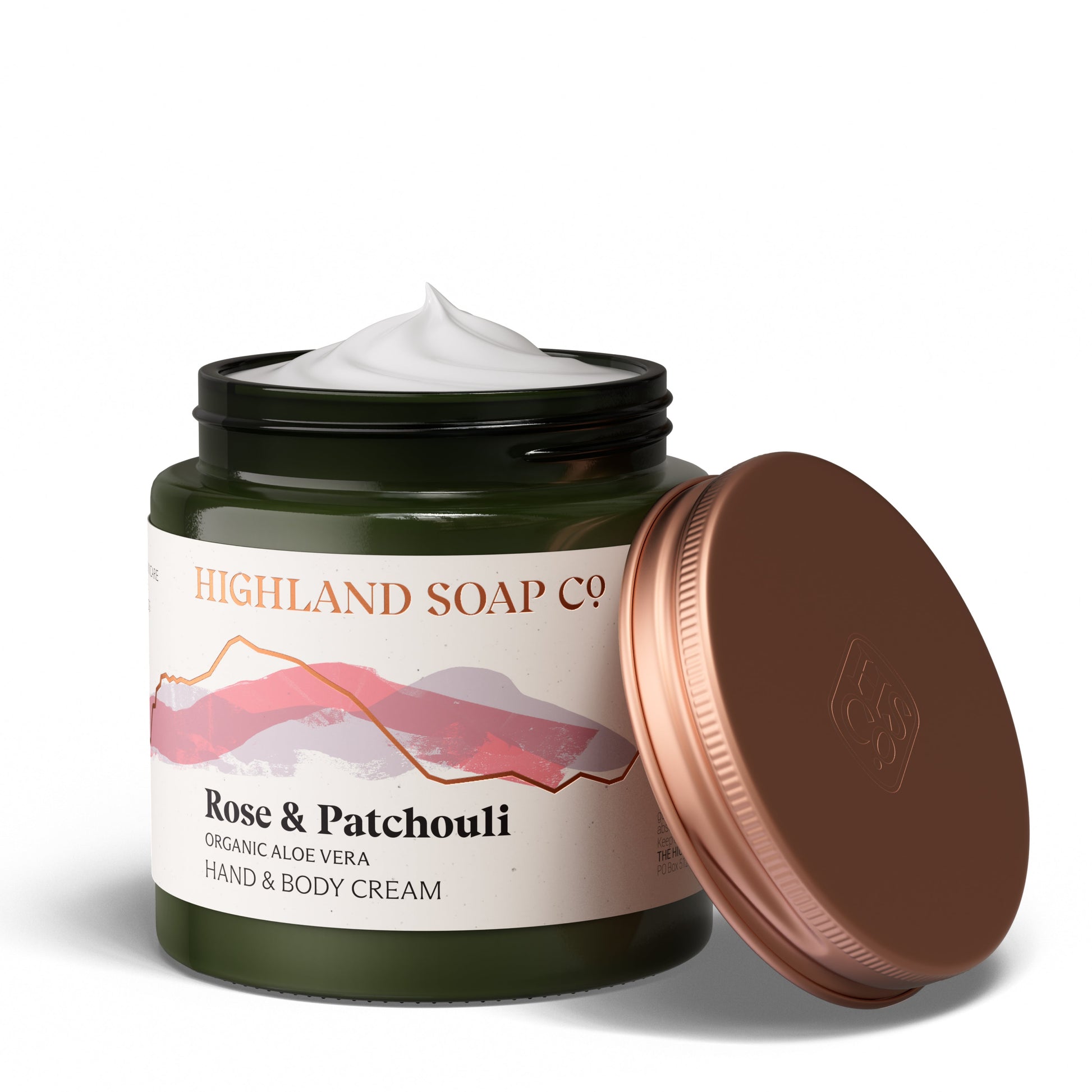 Rose & Patchouli Hand- & Bodycrème 120ml - nieuwe verpakking