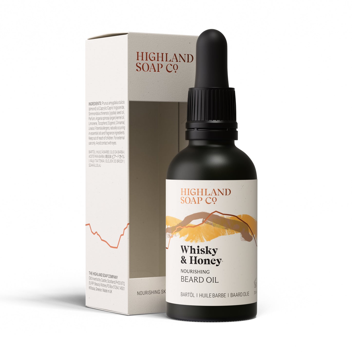 Whisky & Honey Baardolie 30ml - nieuwe verpakking
