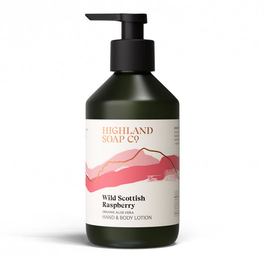 Wild Scottish Raspberry Hand & Bodylotion 300ml - nieuwe verpakking