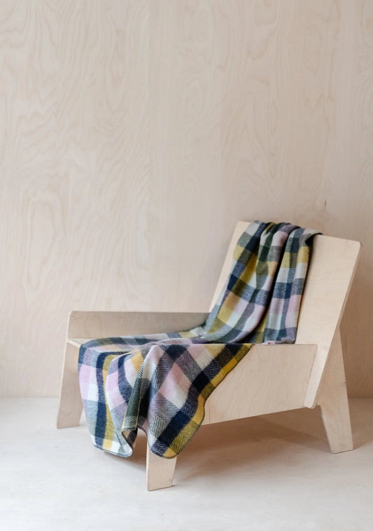 MoodCompanyNL - Hondendeken Geruit Willow - Wol - Geurbestendig - Hypoallergeen - 150x90 - TBCo Scotland - 5055603572084