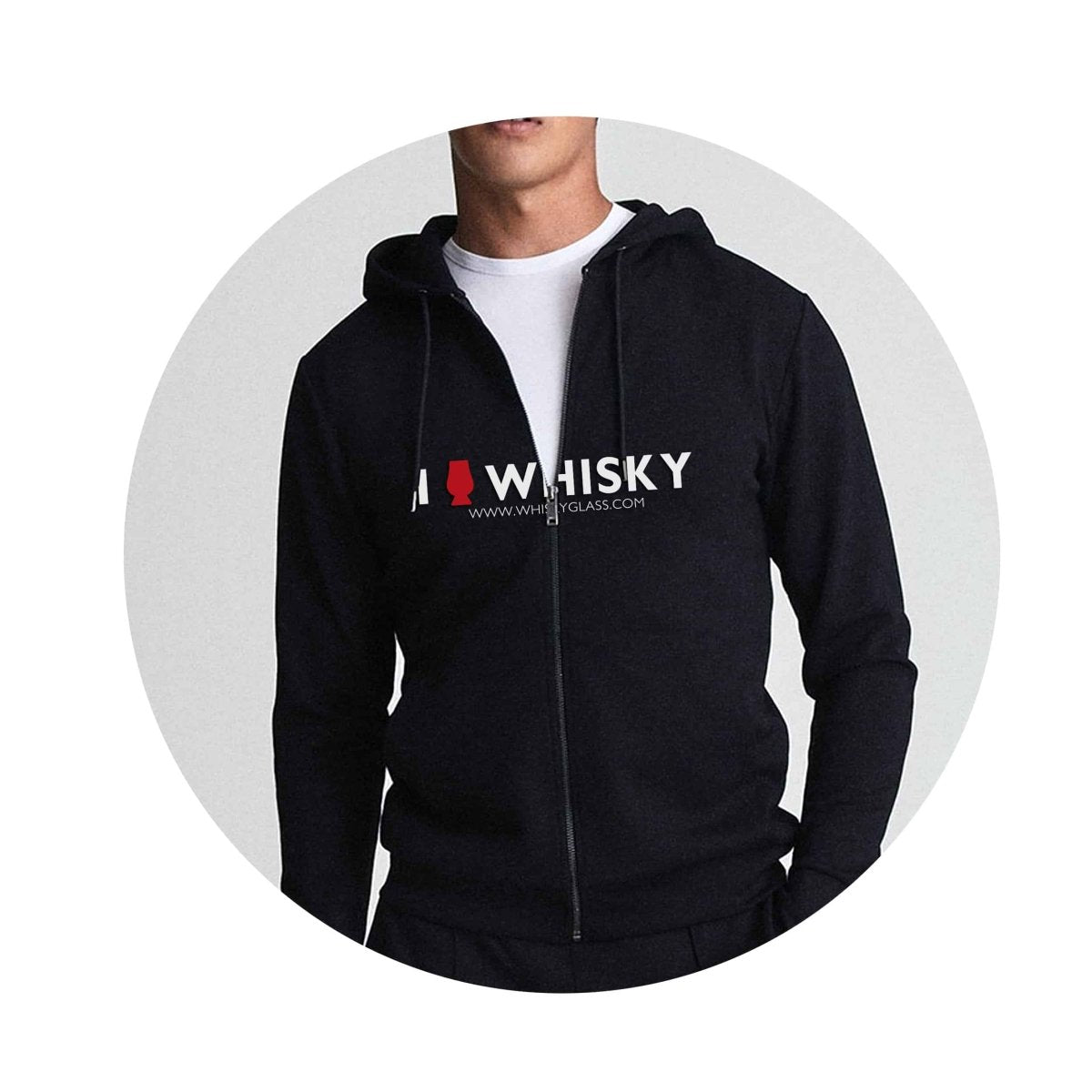 MoodCompanyNL - Hoodie Vest I WHISKY Large - Glencairn Crystal Scotland - 6095641028029