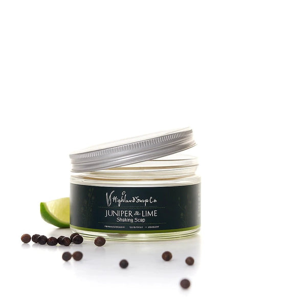 Juniper & Lime – Houtachtig & Fris - Jeneverbes Scheerzeep 175ml (exclusief kwast) by MoodCompanyNL