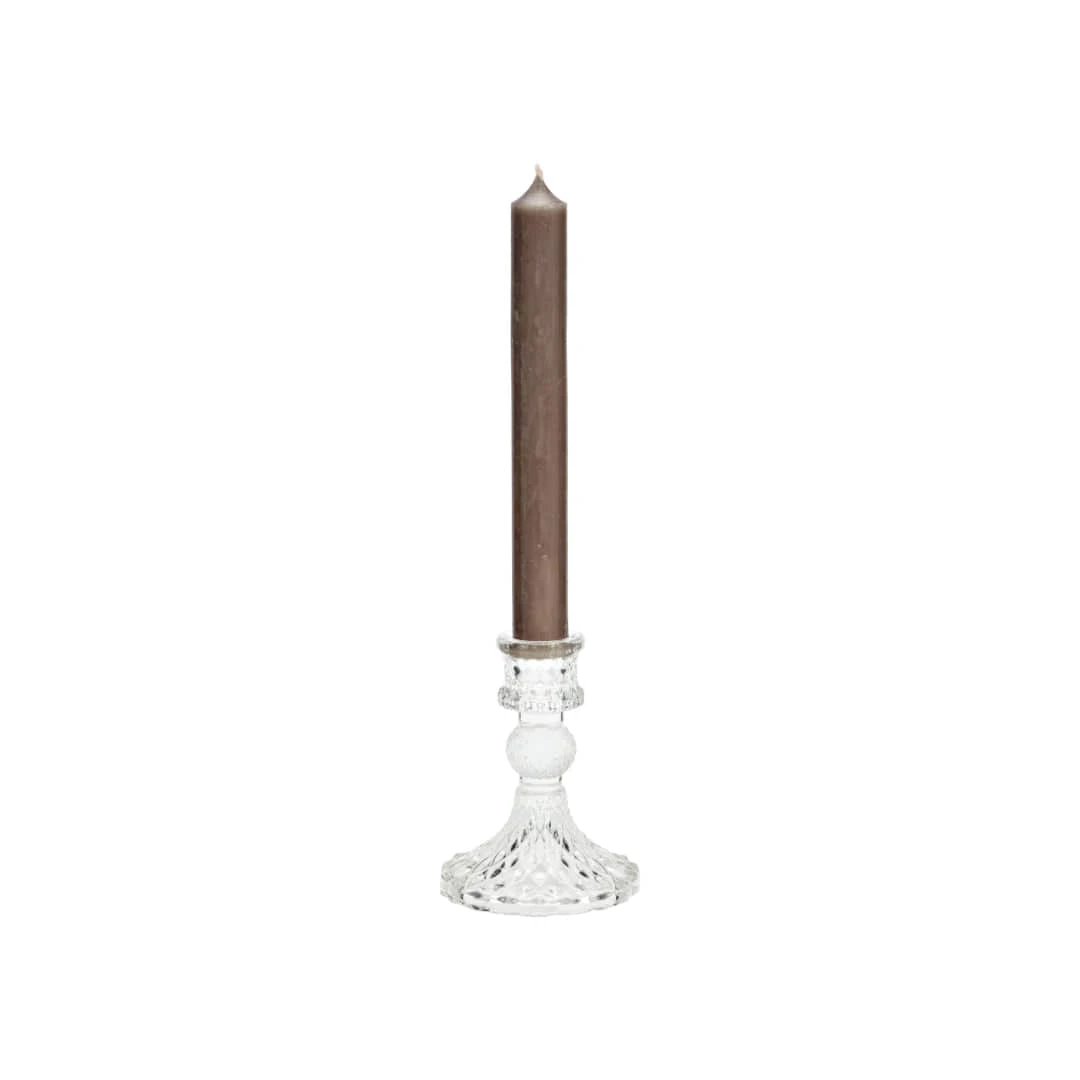 Kandelaar glas - 10 cm hoog by MoodCompanyNL