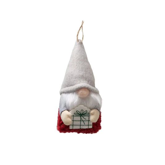 Kerstboomhanger Gnoom - rood - wit - set van 2 - Boltze by Mood4Christmas
