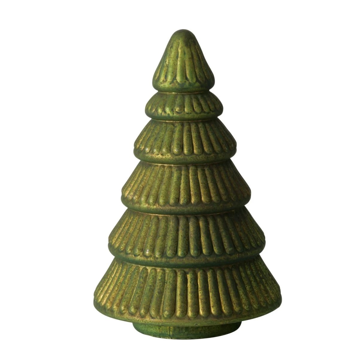 Kerstboompje glas - groen of licht groen of beige - 1 stuk by Mood4Christmas