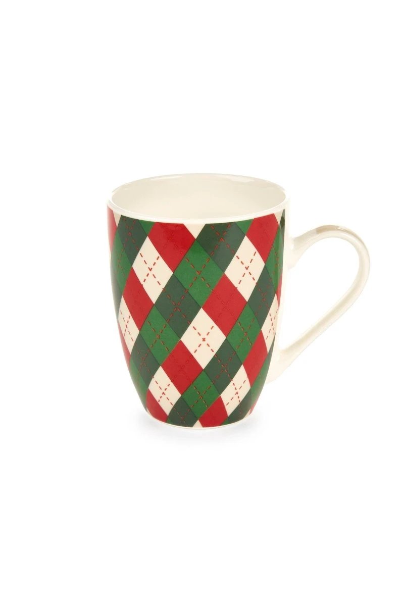 Kerstmok in cadeau verpakking - 350 ml - 10,5 cm hoog - Nuvole di Stoffa by MoodCompanyNL
