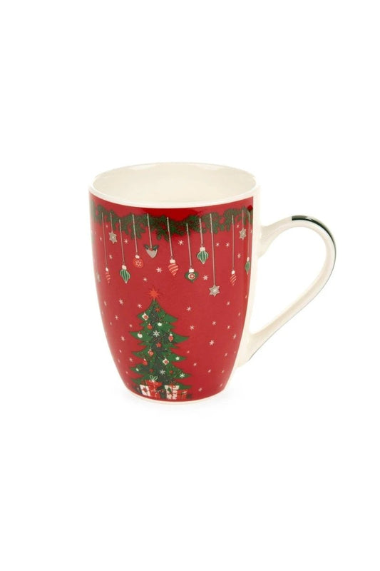 Kerstmok in cadeau verpakking - 350 ml - 10,5 cm hoog - Nuvole di Stoffa by MoodCompanyNL