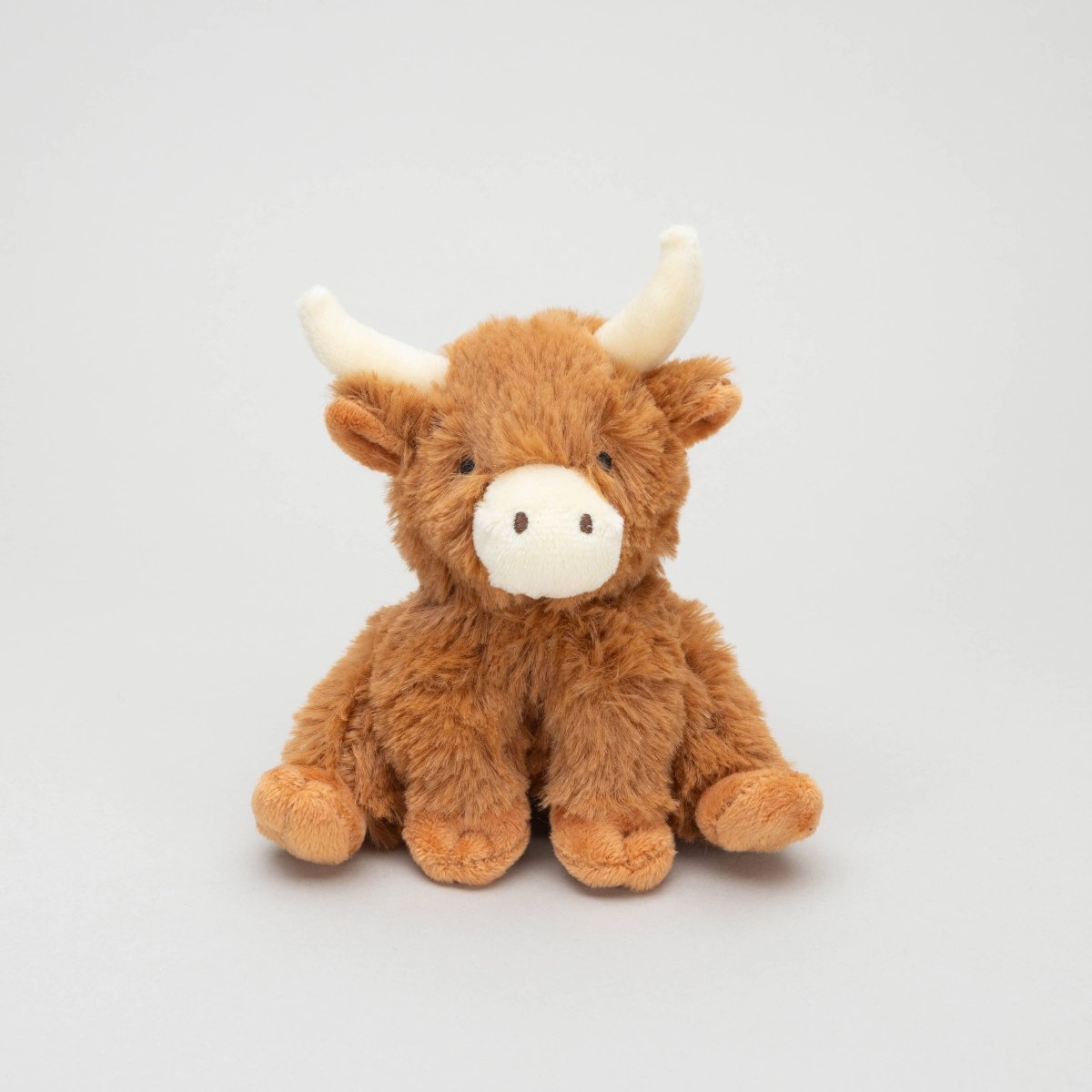 Mood Company - Knuffel Schotse Hooglander Mini Bruin - 11 cm - Zacht Pluche - Jomanda - 