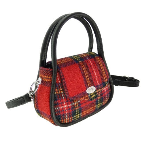 MoodCompanyNL - Mini Handtas Buchan Royal Stewart - 20 x 14 x7 - Schouderband - Harris Tweed - Glen Appin of Scotland - 5061035011749