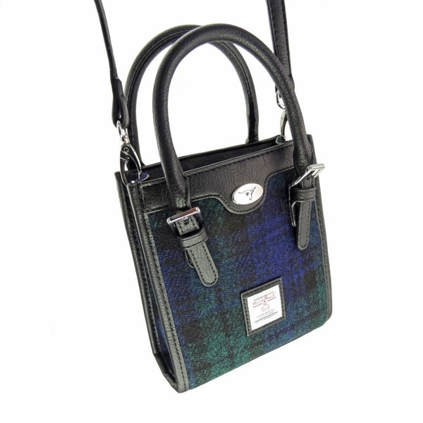 Mood Company - Mini Handtas Keltie Black Watch Tartan - Schouderband - Harris Tweed - Glen Appin of Scotland - 5061035011312