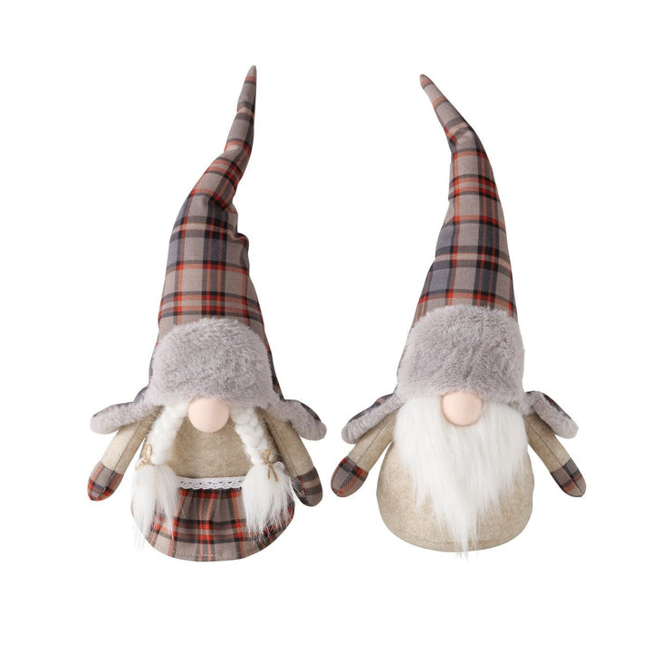 Mood_Company Gnoom tartan - set van 2 - 23x14x43 cm