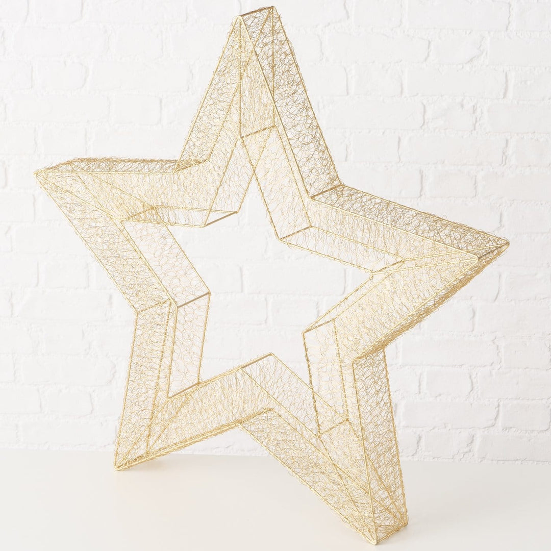 Mood_Company Kerstster goud - metaal - 89 cm hoog