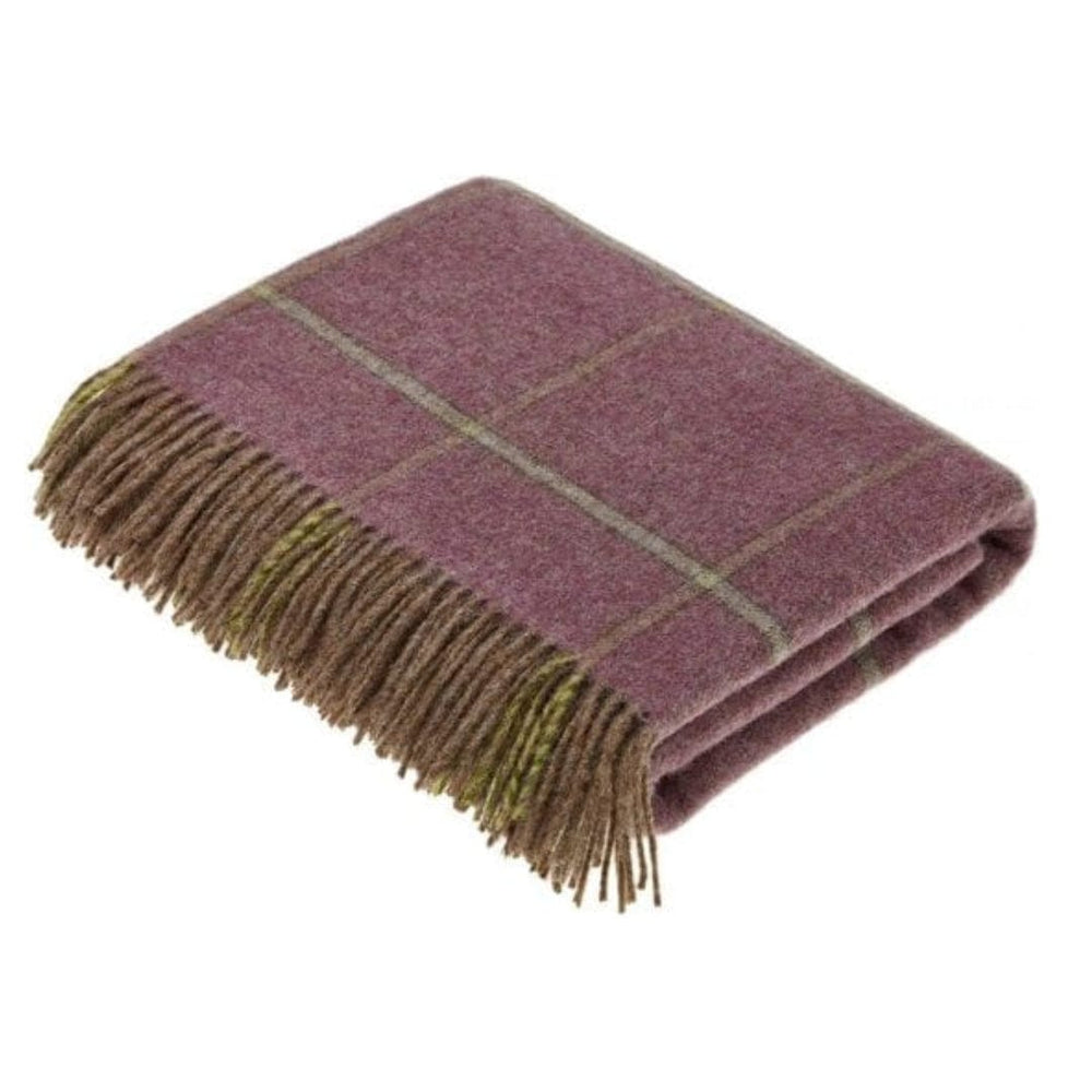 Mood_Company Plaid Country Kingham Heather - Shetland Lamswol - 140x185 - Bronte by Moon Scotland