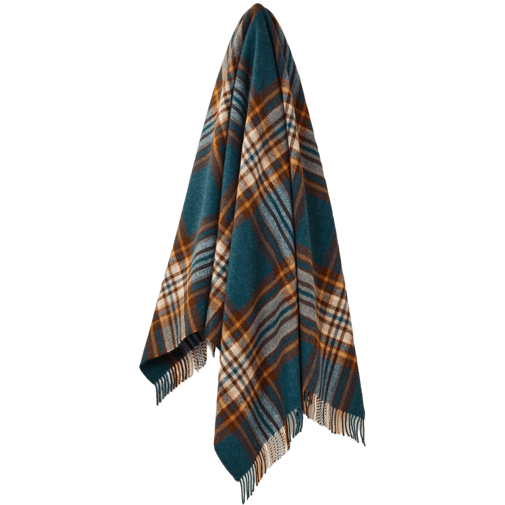 Mood_Company Plaid St. Ives Groen - Shetland Lamswol - 140x185 - Bronte by Moon Scotland