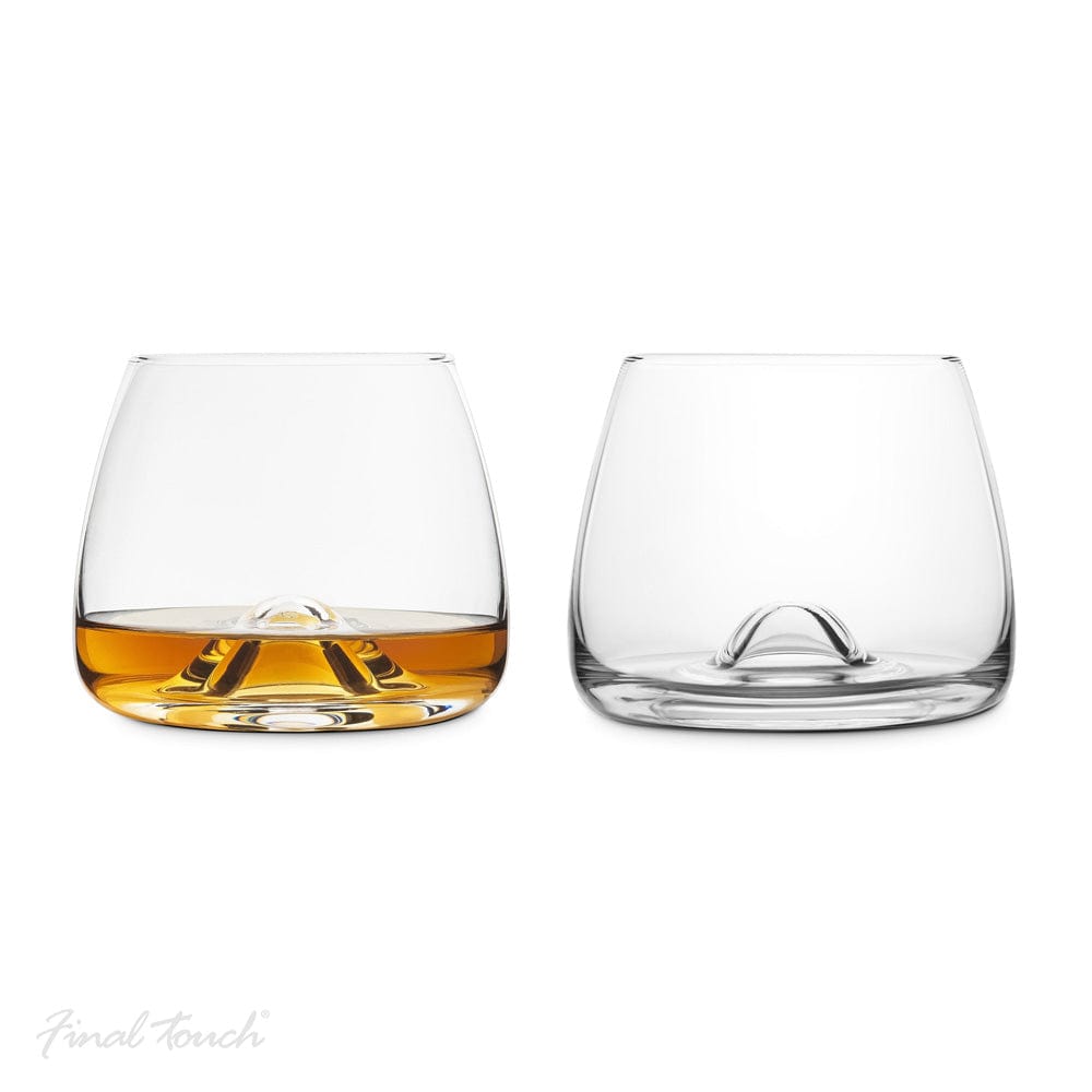 Mood_Company Whiskyglas Tumbler set van 2 - 300ml - Loodvrij kristal - Handgemaakt - Final Touch