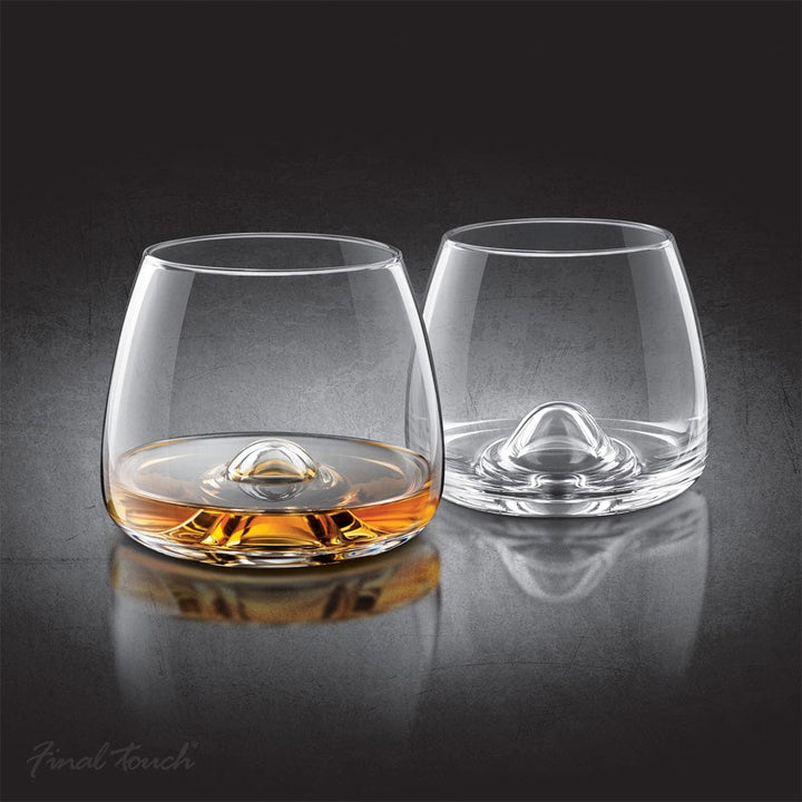 Mood_Company Whiskyglas Tumbler set van 2 - 300ml - Loodvrij kristal - Handgemaakt - Final Touch