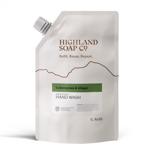 Mood Company - Navulzak Handzeep 1 Liter - Lemongrass & Ginger - Highland Soap Company - 