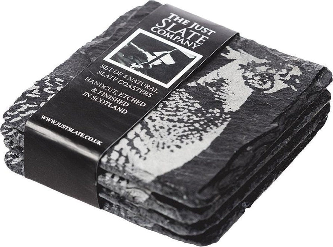 Mood Company - Onderzetters Fazant - Gegraveerd - Leisteen - Just Slate Company Scotland - 5060426287343