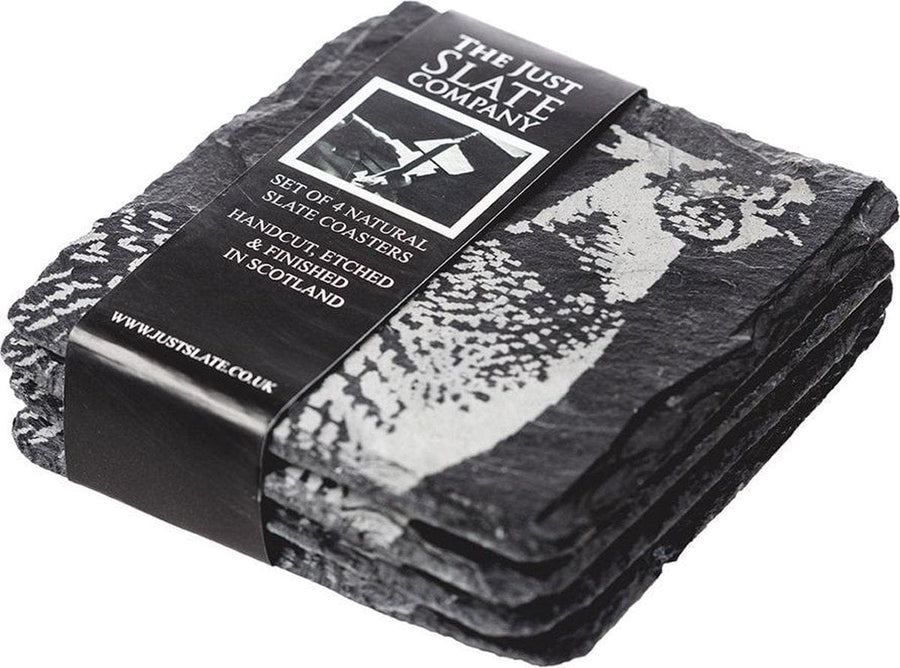 Mood Company - Onderzetters Fazant - Gegraveerd - Leisteen - Just Slate Company Scotland - 5060426287343
