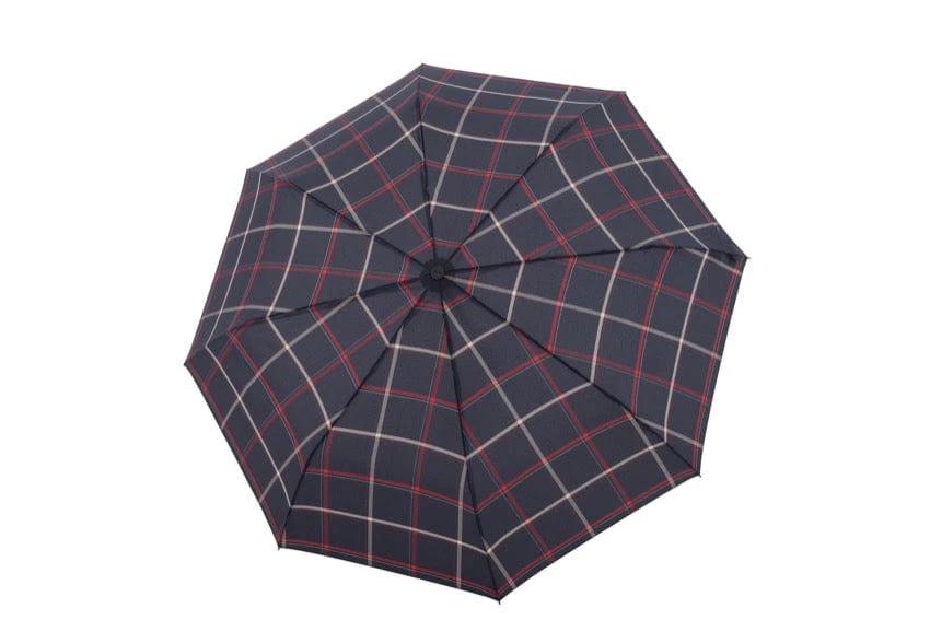 MoodCompanyNL - Paraplu Blauw Geruit - Carbon - Dsn 100 cm - Lengte 89 cm - Doppler - 9003034297751