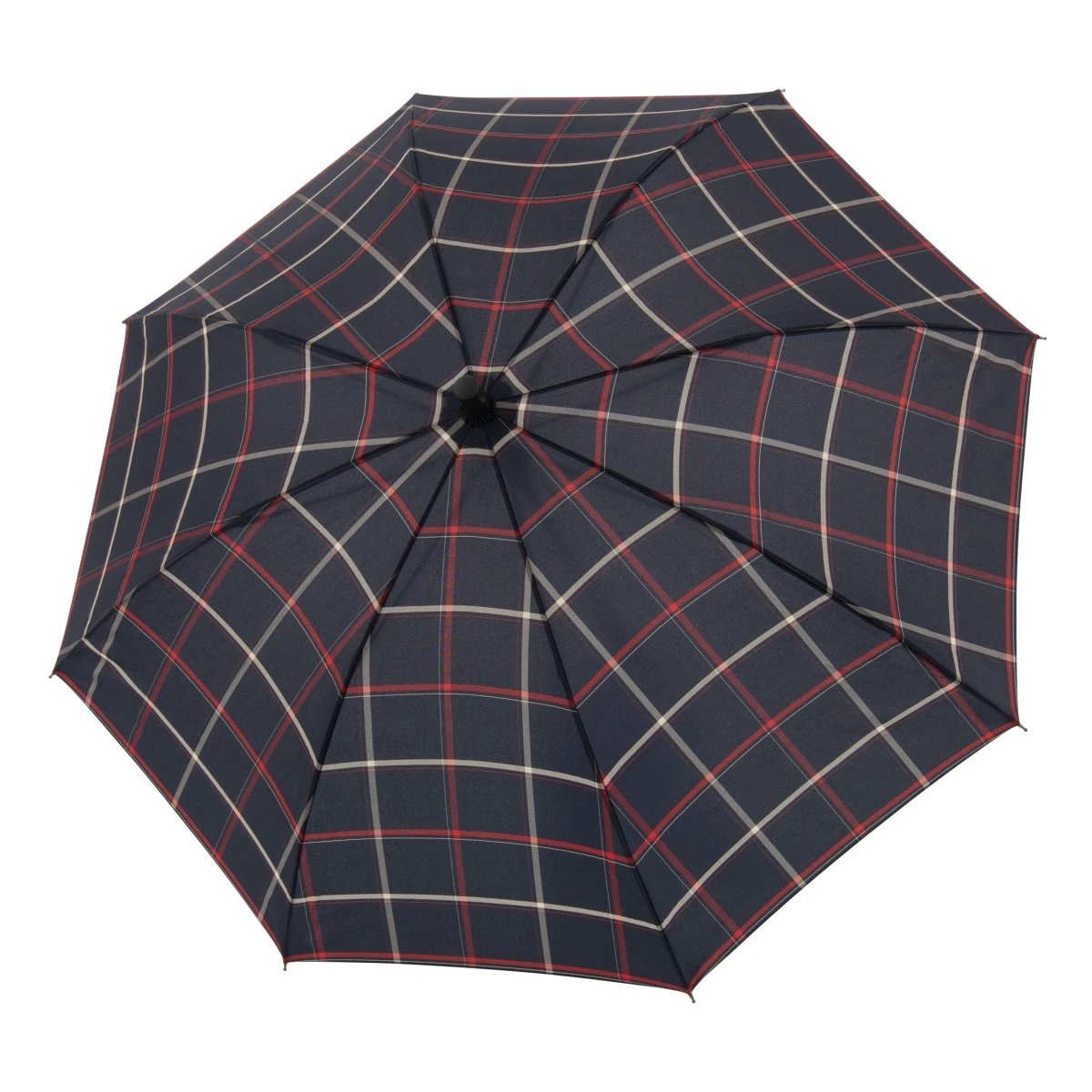 Paraplu Burgund Blauw Rood - Fiberglass - Dsn 103 cm - Lengte 79 cm - Doppler by MoodCompanyNL