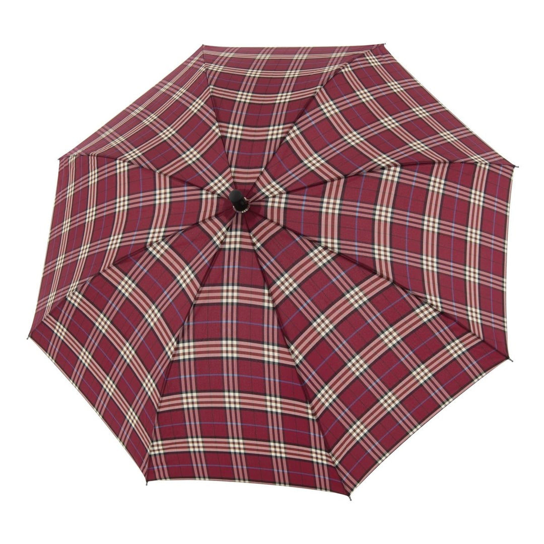 MoodCompanyNL - Paraplu Burgund Rood Beige - Fiberglass - Dsn 103 cm - Lengte 79 cm - Doppler - 9003034308662