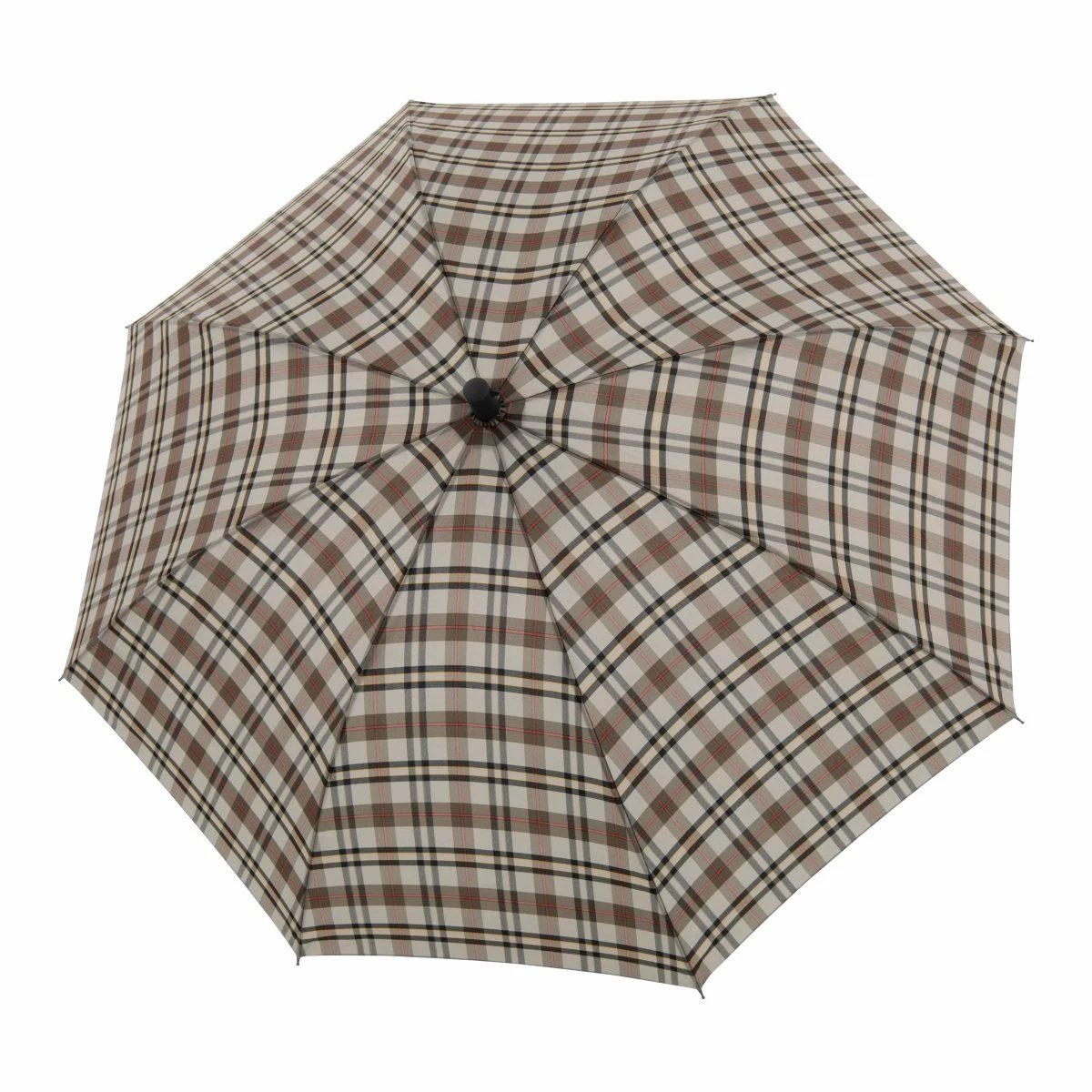 Paraplu Burgund Taupe Olijf Groen - Fiberglass - Dsn 103 cm - Lengte 79 cm - Doppler by MoodCompanyNL