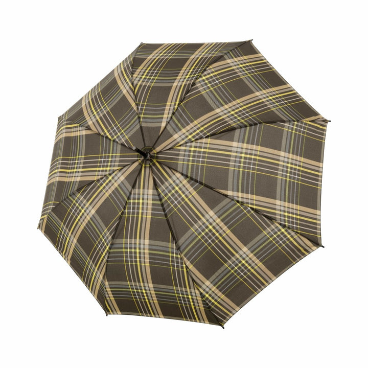 MoodCompanyNL - Paraplu Golf Flex Bruin Geel - Fiberglass - Dsn 116 cm - Lengte 95 cm - Doppler - 9003034360240