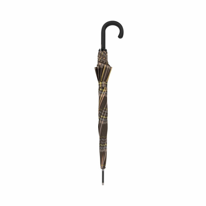 MoodCompanyNL - Paraplu Golf Flex Bruin Geel - Fiberglass - Dsn 116 cm - Lengte 95 cm - Doppler - 9003034360240