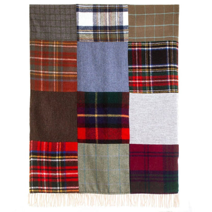 MoodCompanyNL - Patchwork plaid TARTAN TWEED - 180x220 - Uniek - Tweedmill UK - 5060067703882