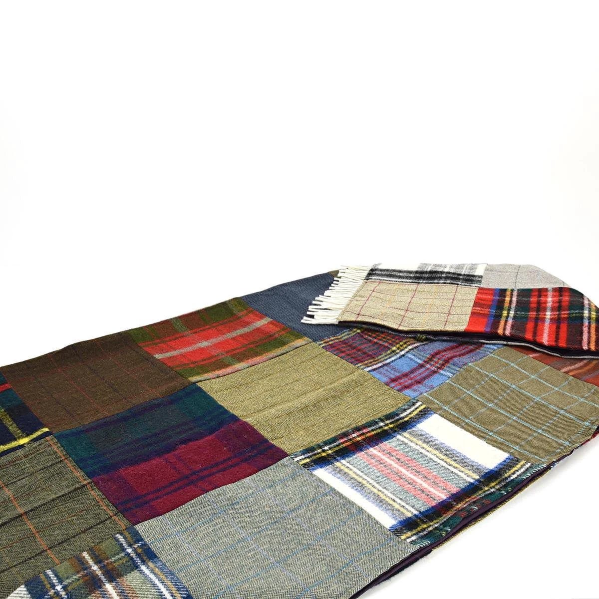 MoodCompanyNL - Patchwork plaid TARTAN TWEED - 180x220 - Uniek - Tweedmill UK - 5060067703882