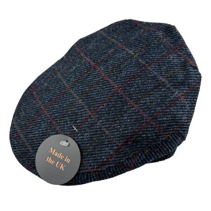 MoodCompanyNL - Pet County Blauw met rode ruit - Harris Tweed - Glen Appin of Scotland - 6151213031085
