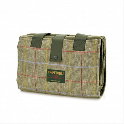 MoodCompanyNL - Picknickkleed Leisure Tweed 15 - Fleece - Waterdicht - 137x137cm - Tweedmill - 5060567823677